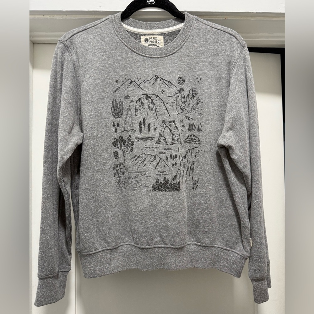 Parks Project Women’s Sweatshirt, National Parks (Large)